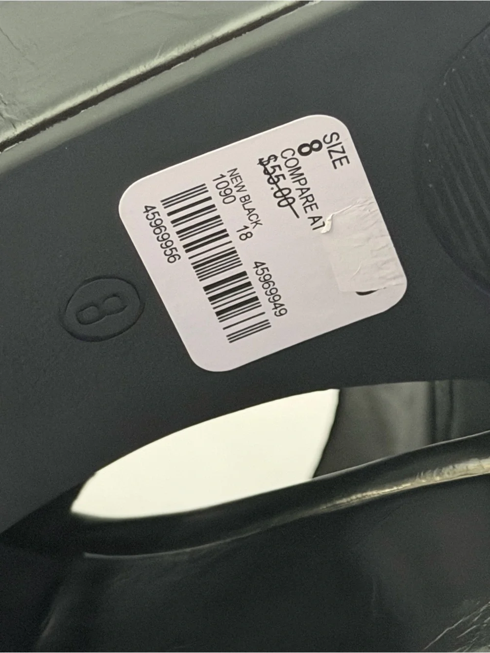 Comfort black wedge